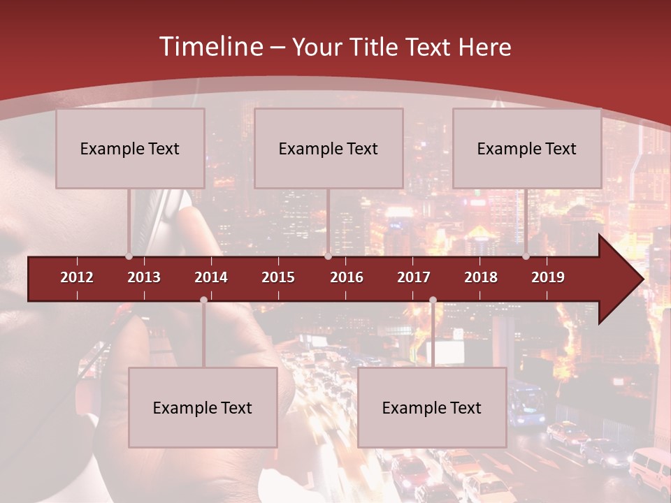 Building Earphones Music PowerPoint Template
