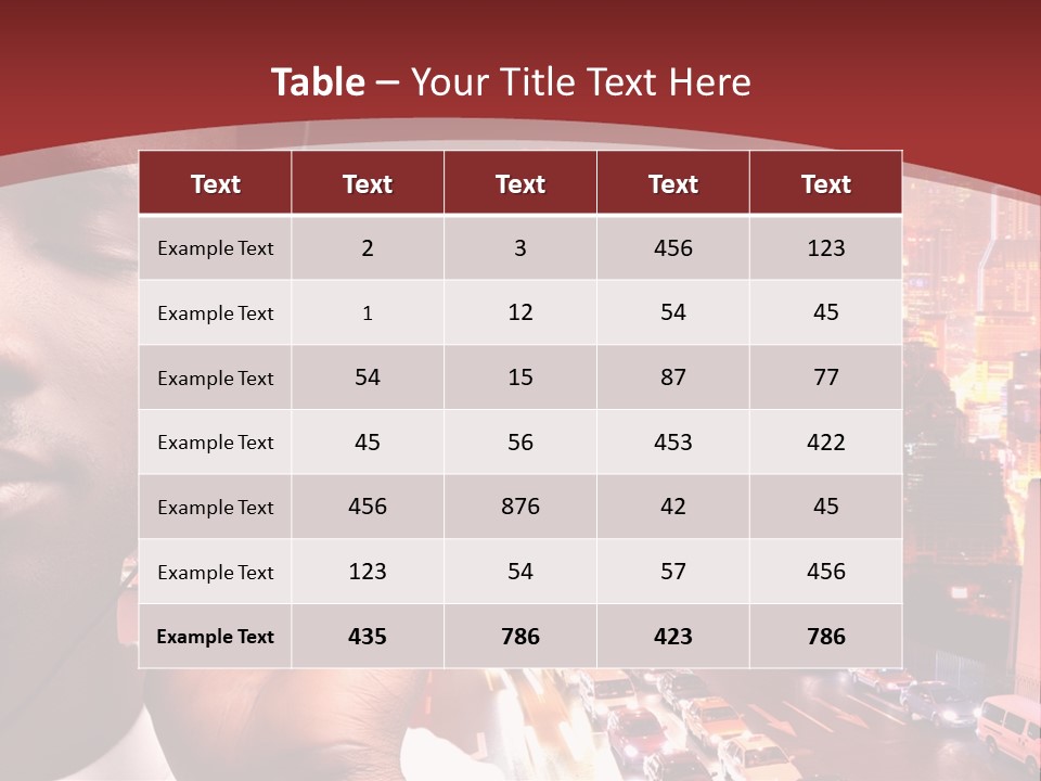 Building Earphones Music PowerPoint Template