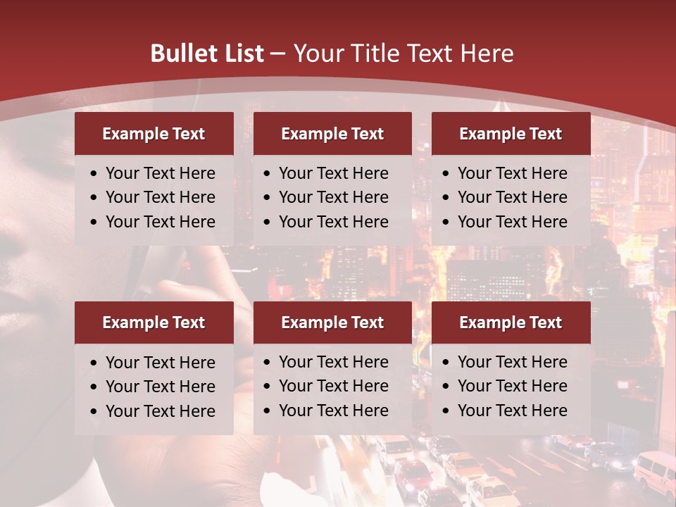 Building Earphones Music PowerPoint Template