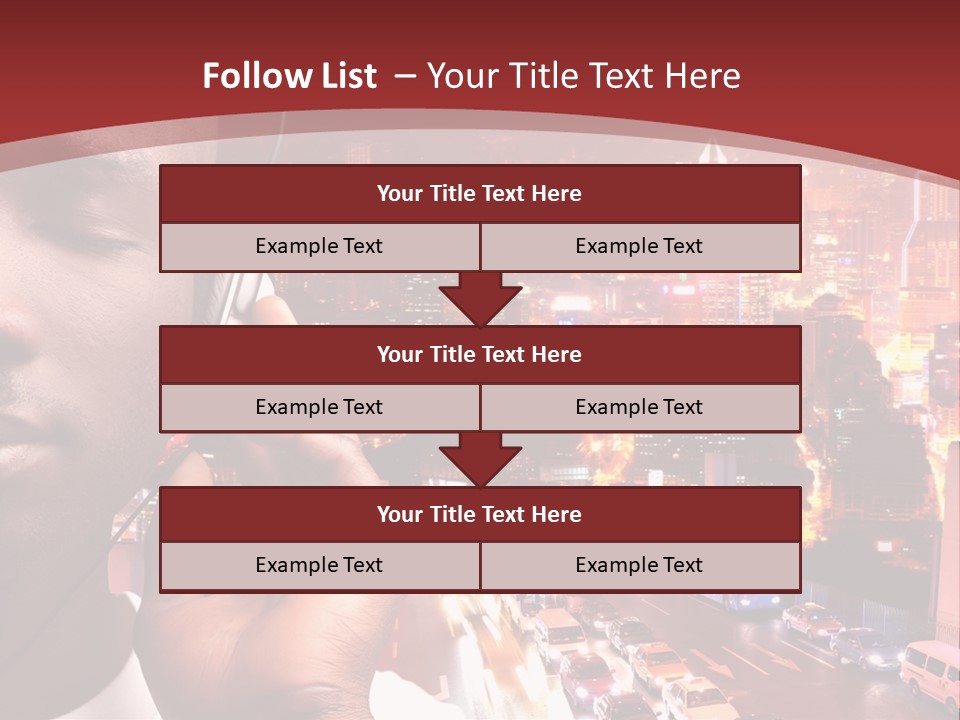 Building Earphones Music PowerPoint Template