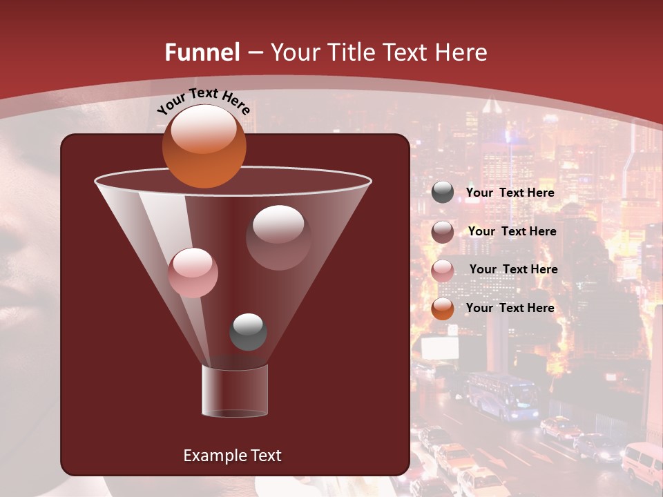 Building Earphones Music PowerPoint Template