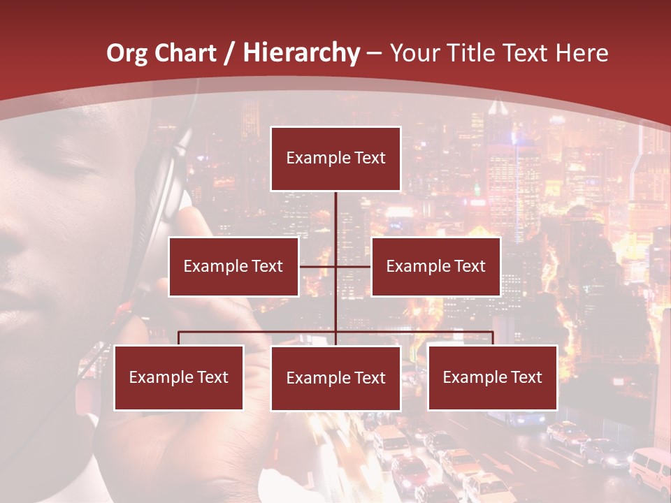 Building Earphones Music PowerPoint Template