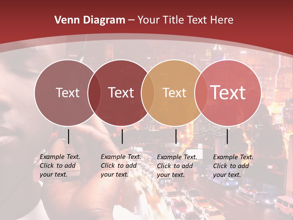 Building Earphones Music PowerPoint Template