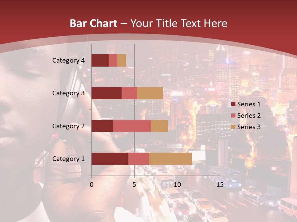 Building Earphones Music PowerPoint Template