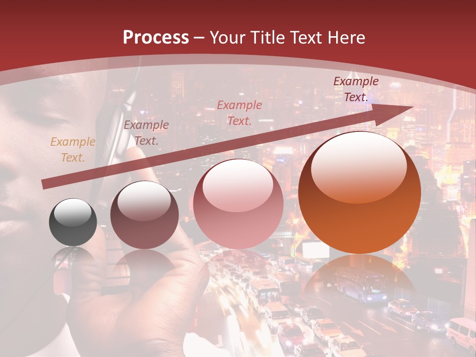 Building Earphones Music PowerPoint Template