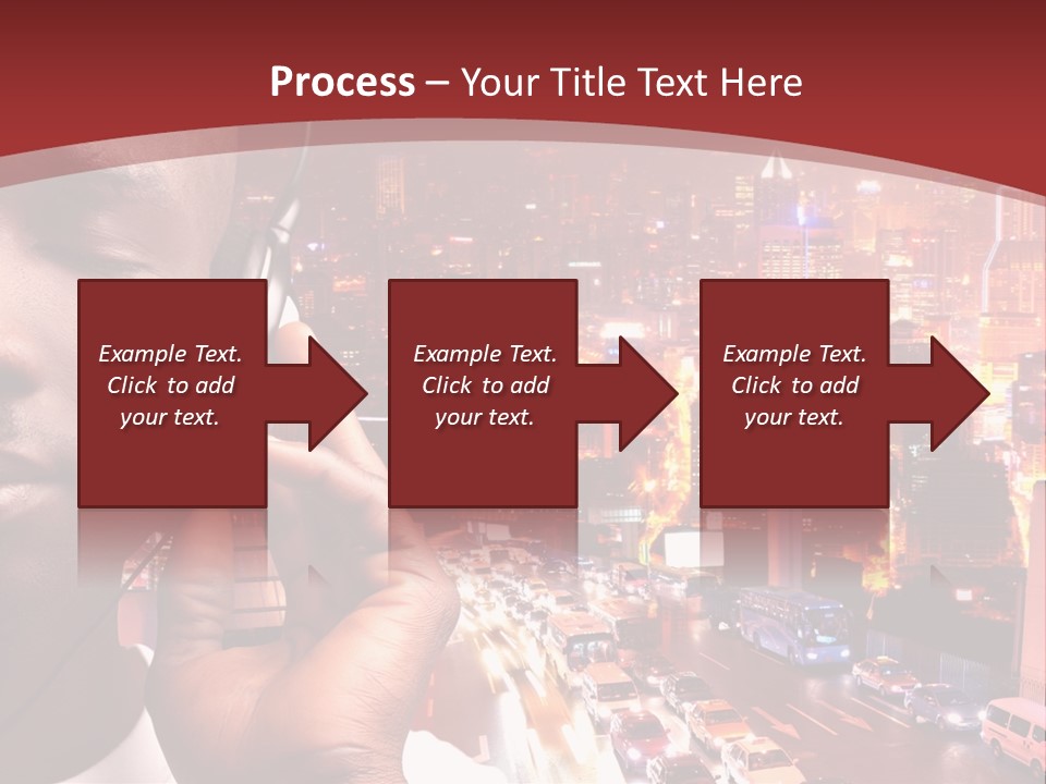 Building Earphones Music PowerPoint Template