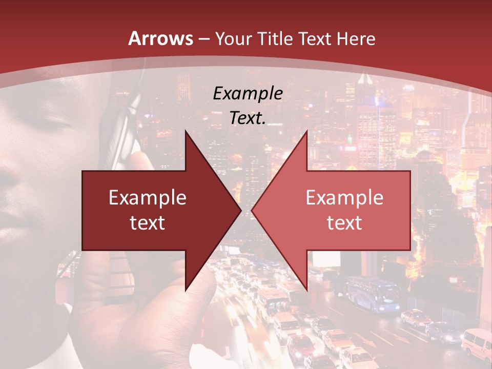 Building Earphones Music PowerPoint Template