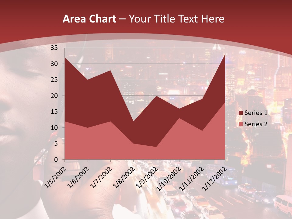 Building Earphones Music PowerPoint Template