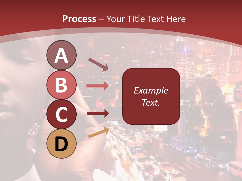 Building Earphones Music PowerPoint Template