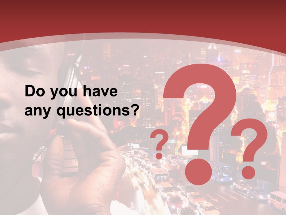 Building Earphones Music PowerPoint Template