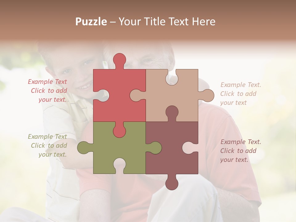 Male Countryside Smiling PowerPoint Template