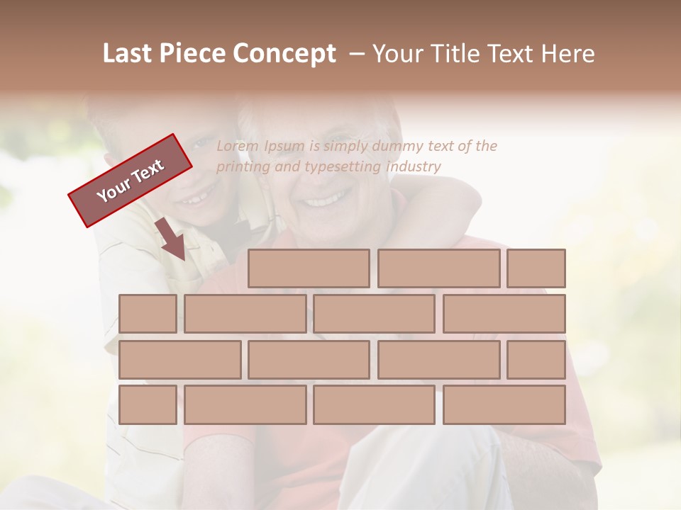 Male Countryside Smiling PowerPoint Template