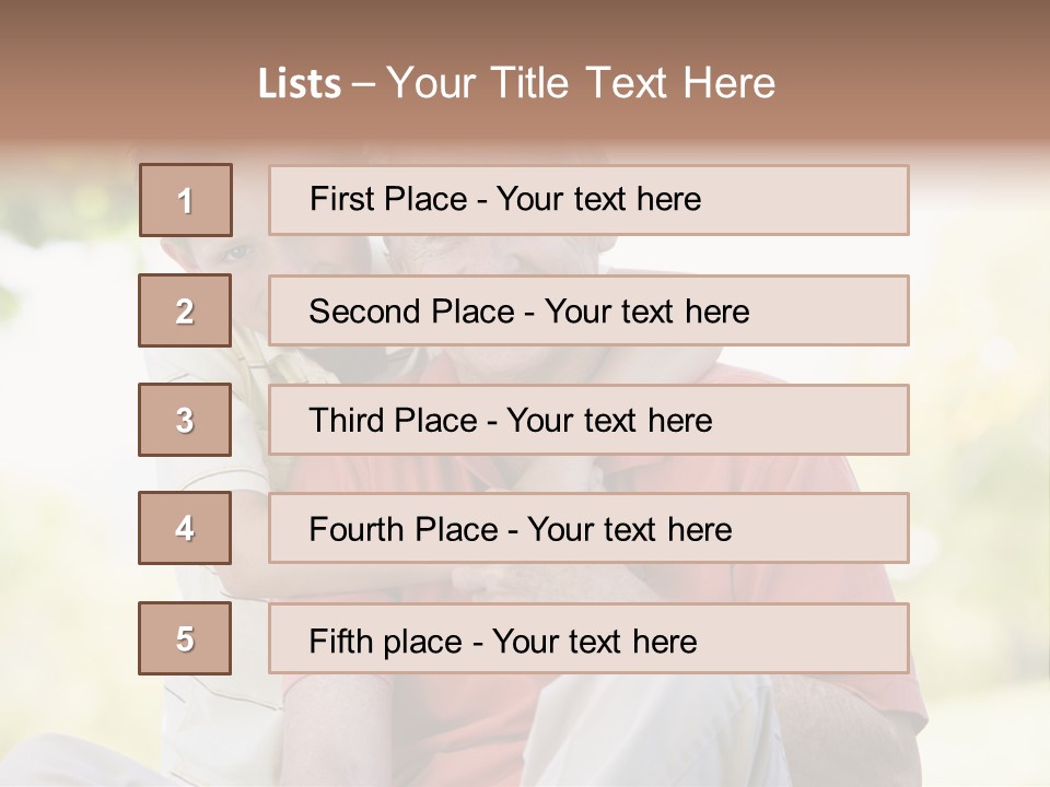 Male Countryside Smiling PowerPoint Template