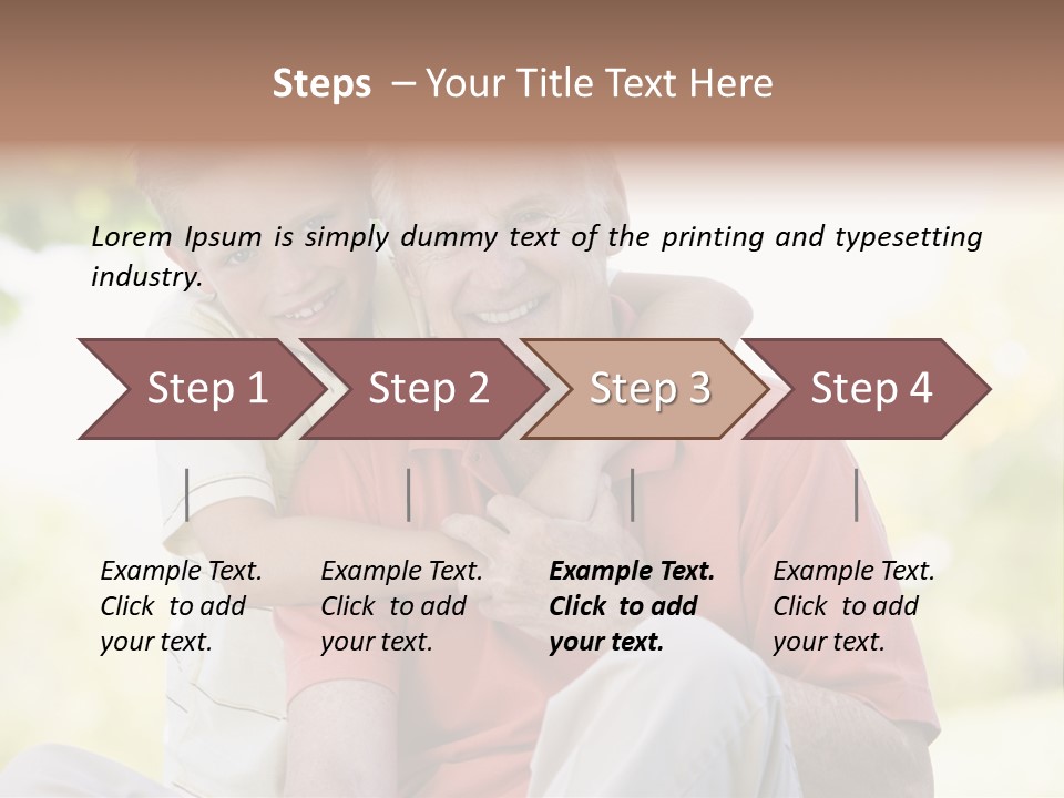 Male Countryside Smiling PowerPoint Template