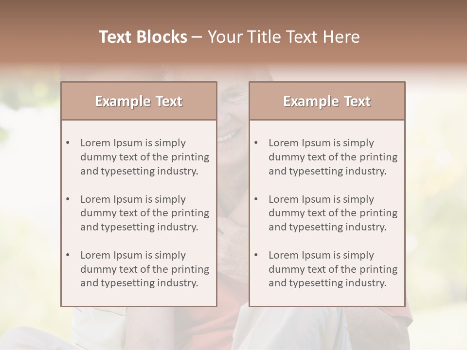 Male Countryside Smiling PowerPoint Template