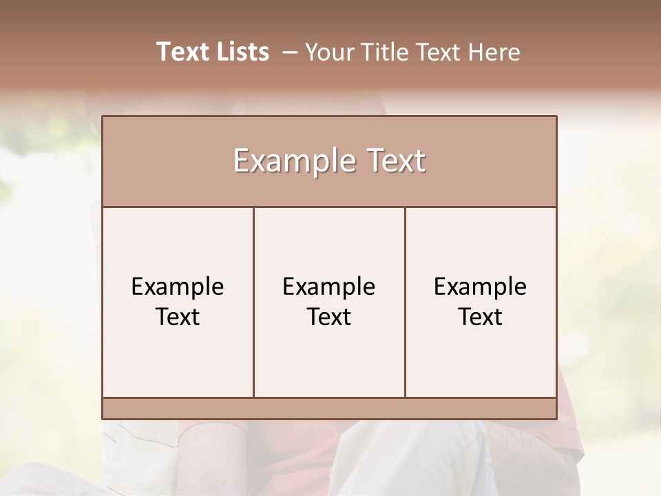 Male Countryside Smiling PowerPoint Template