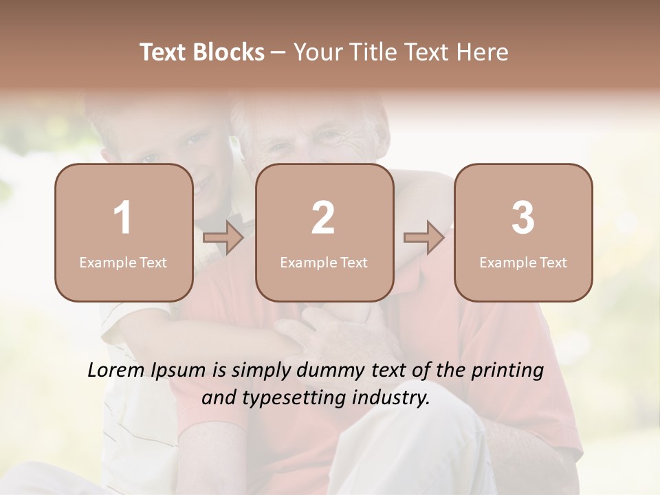 Male Countryside Smiling PowerPoint Template
