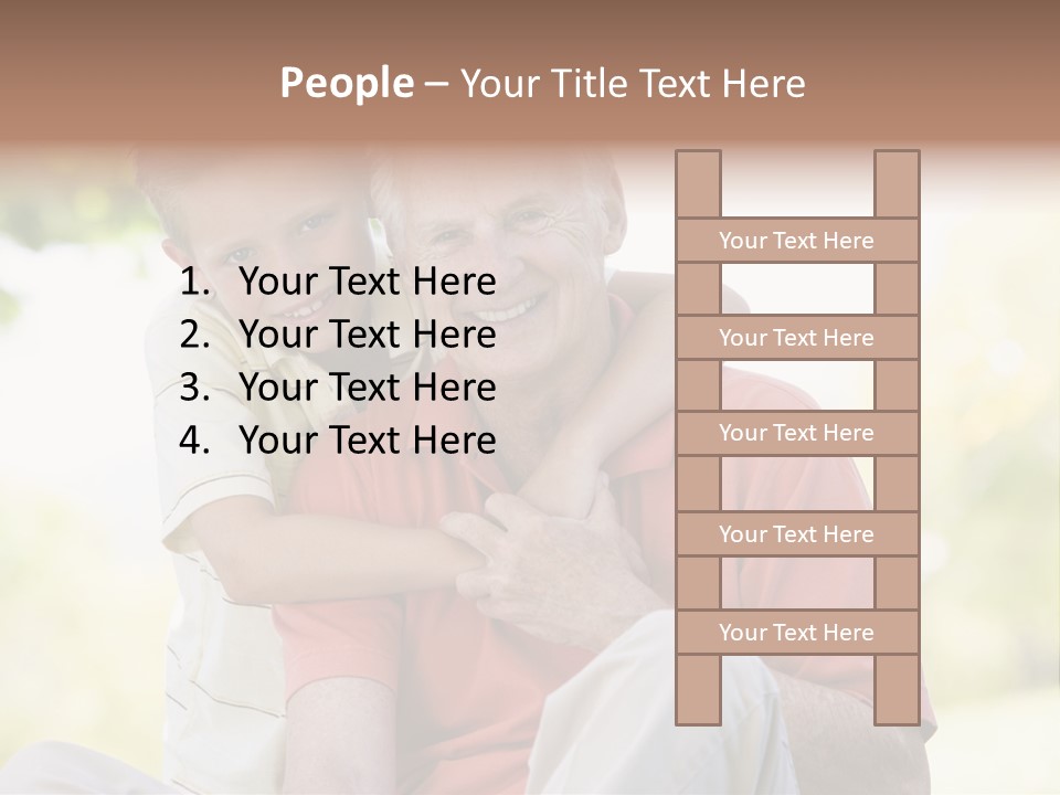 Male Countryside Smiling PowerPoint Template