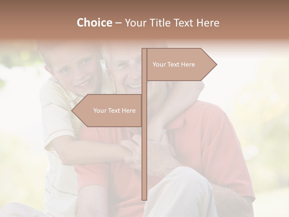 Male Countryside Smiling PowerPoint Template