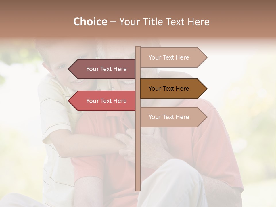 Male Countryside Smiling PowerPoint Template