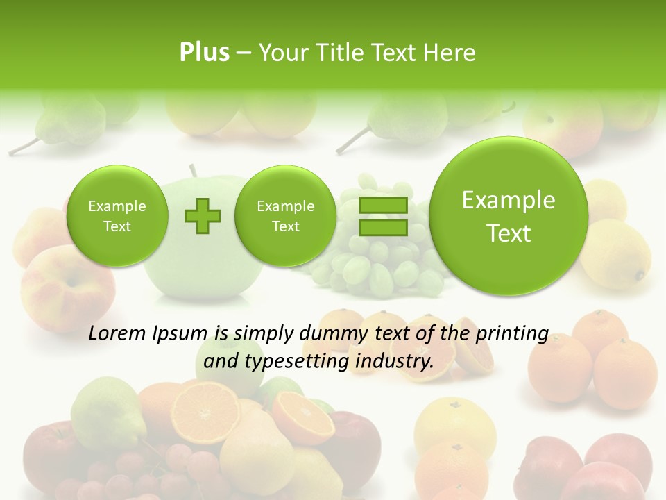 Plum Grape Abundance PowerPoint Template