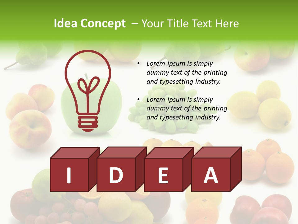 Plum Grape Abundance PowerPoint Template