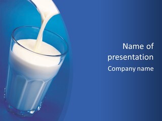 Dairy Ingredients Baby PowerPoint Template