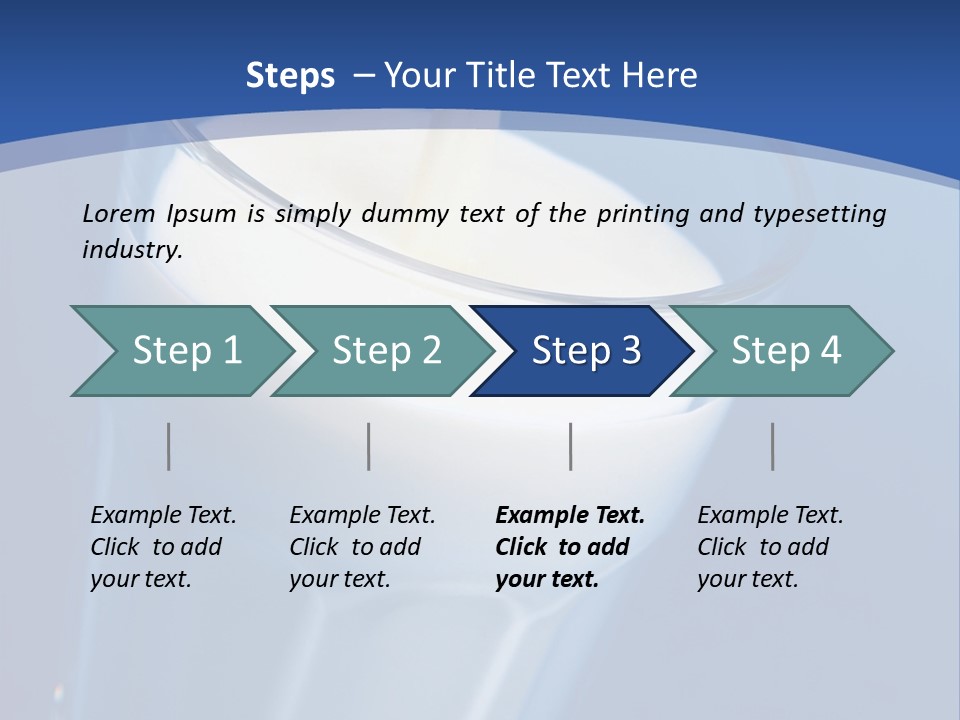 Dairy Ingredients Baby PowerPoint Template