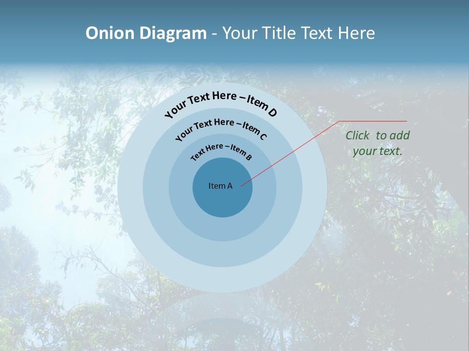 Shadow Rainforest Sun PowerPoint Template