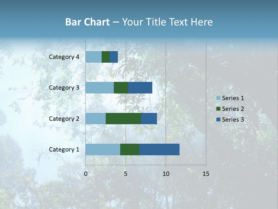 Shadow Rainforest Sun PowerPoint Template