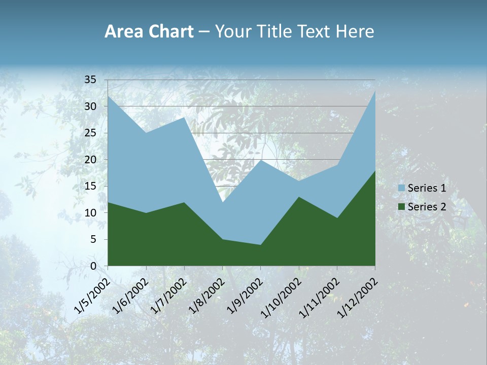 Shadow Rainforest Sun PowerPoint Template