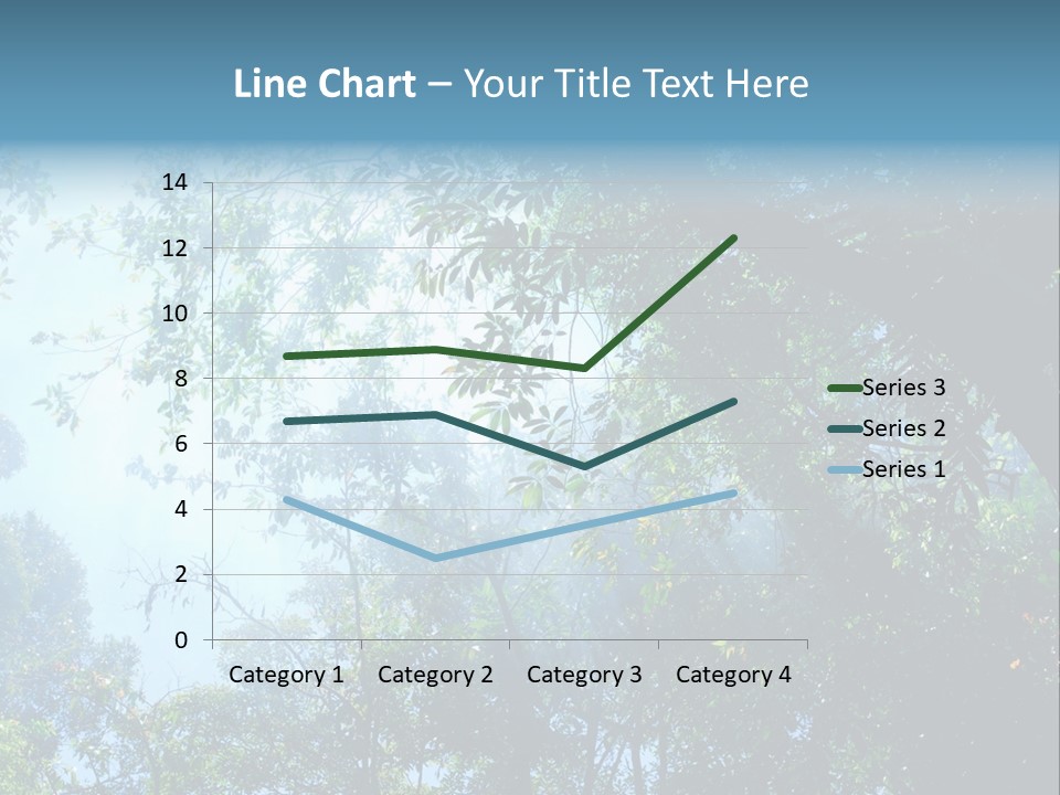 Shadow Rainforest Sun PowerPoint Template