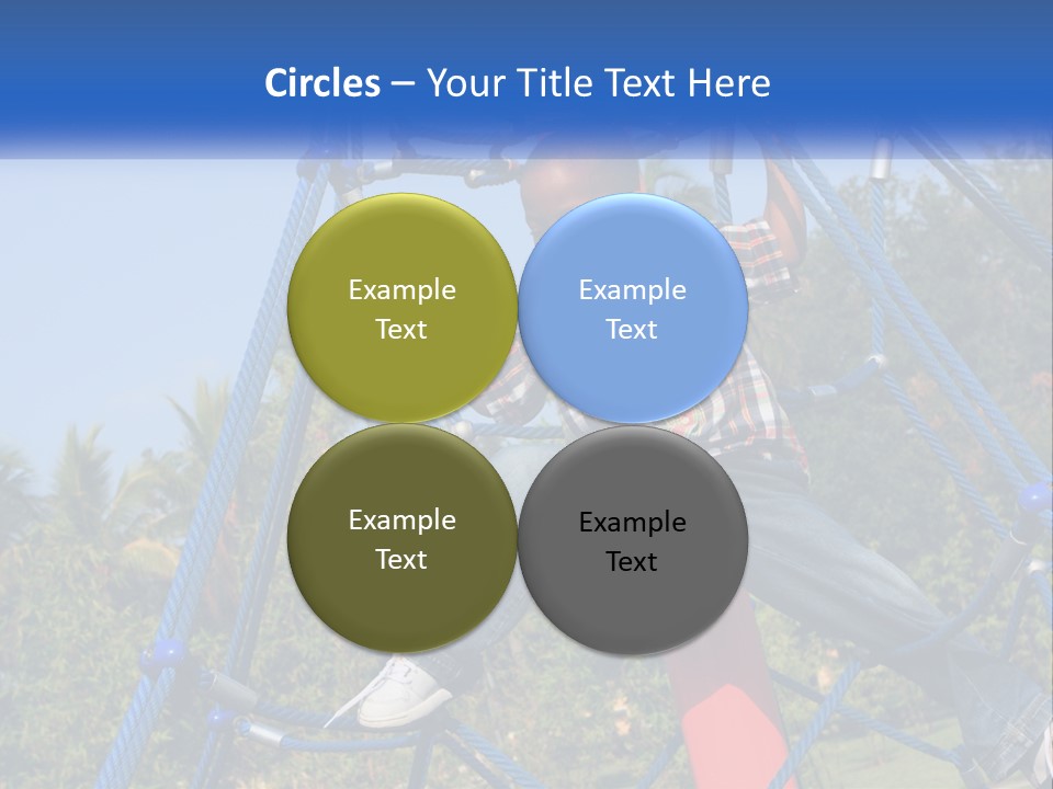 Black Child Handsome Black PowerPoint Template