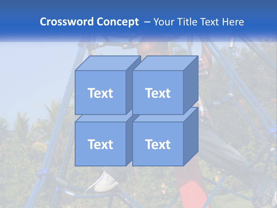 Black Child Handsome Black PowerPoint Template