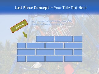 Black Child Handsome Black PowerPoint Template