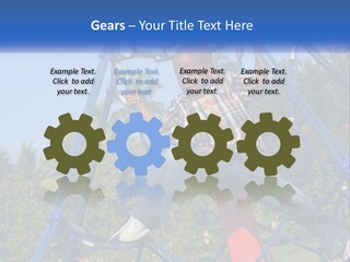 Black Child Handsome Black PowerPoint Template