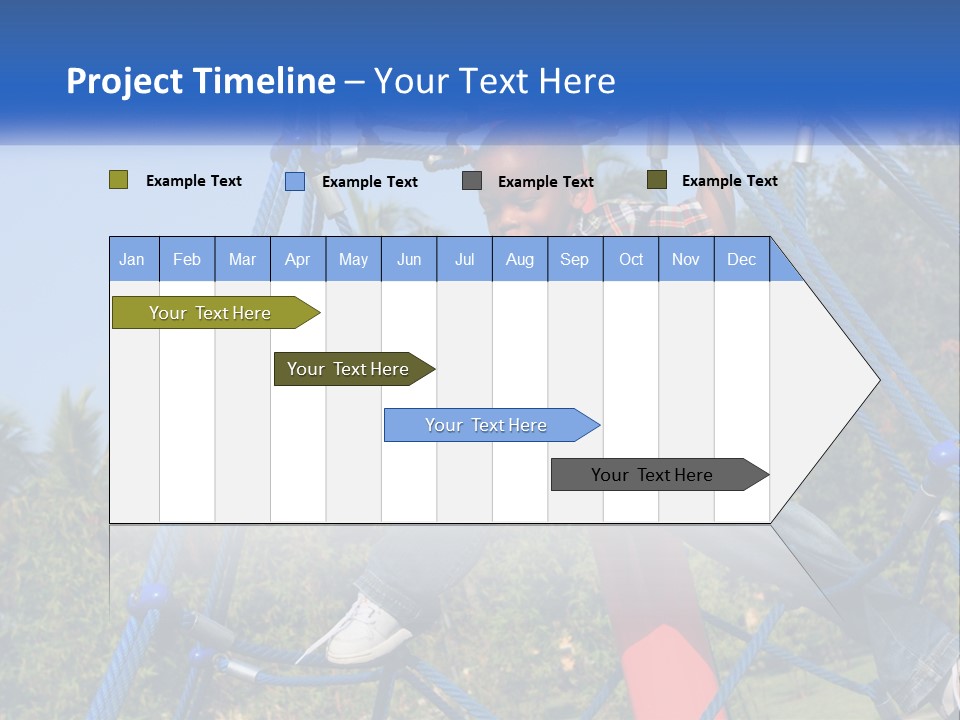 Black Child Handsome Black PowerPoint Template