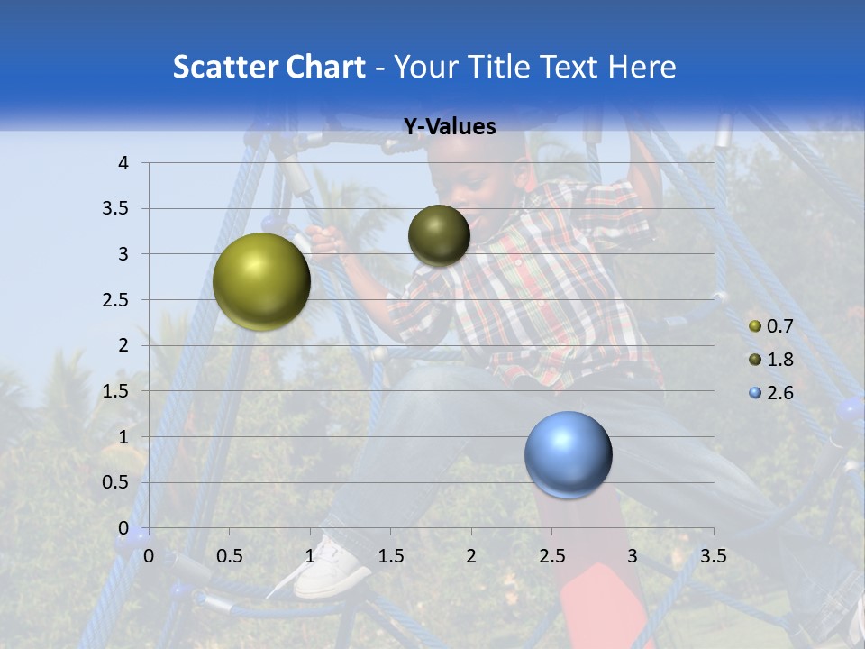 Black Child Handsome Black PowerPoint Template