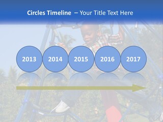 Black Child Handsome Black PowerPoint Template