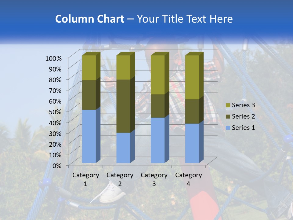 Black Child Handsome Black PowerPoint Template
