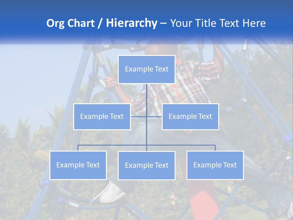 Black Child Handsome Black PowerPoint Template