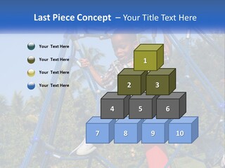 Black Child Handsome Black PowerPoint Template