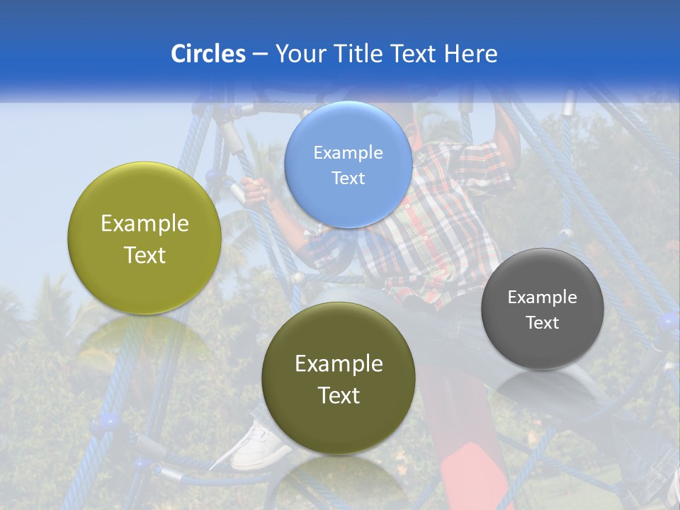 Black Child Handsome Black PowerPoint Template