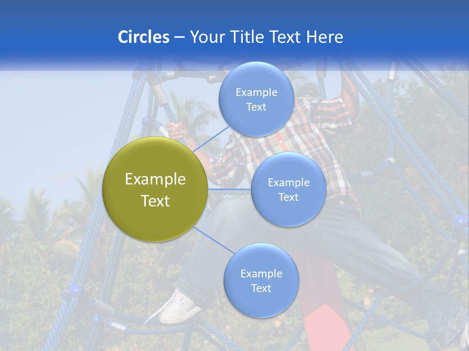 Black Child Handsome Black PowerPoint Template