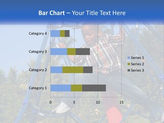 Black Child Handsome Black PowerPoint Template