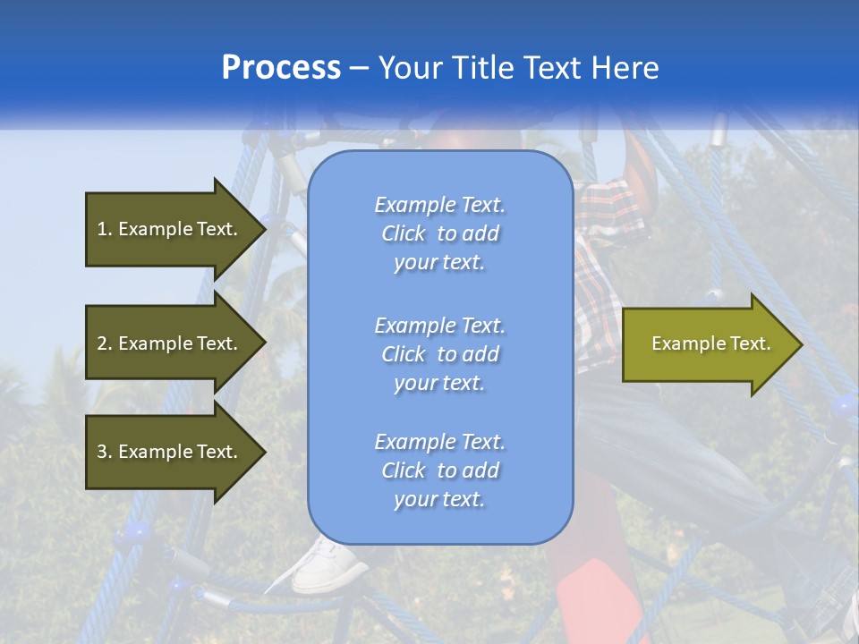 Black Child Handsome Black PowerPoint Template