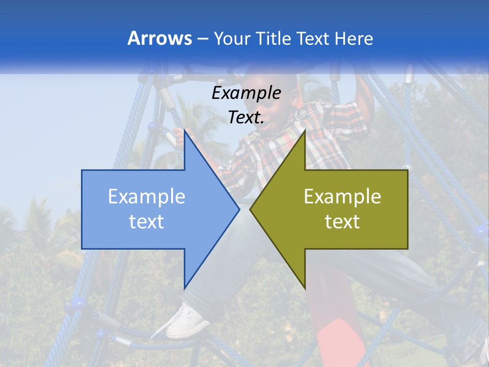 Black Child Handsome Black PowerPoint Template