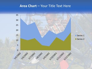 Black Child Handsome Black PowerPoint Template