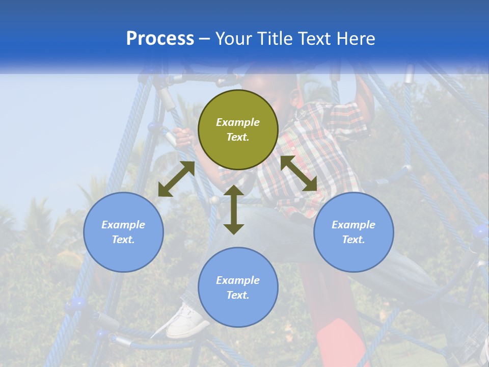 Black Child Handsome Black PowerPoint Template