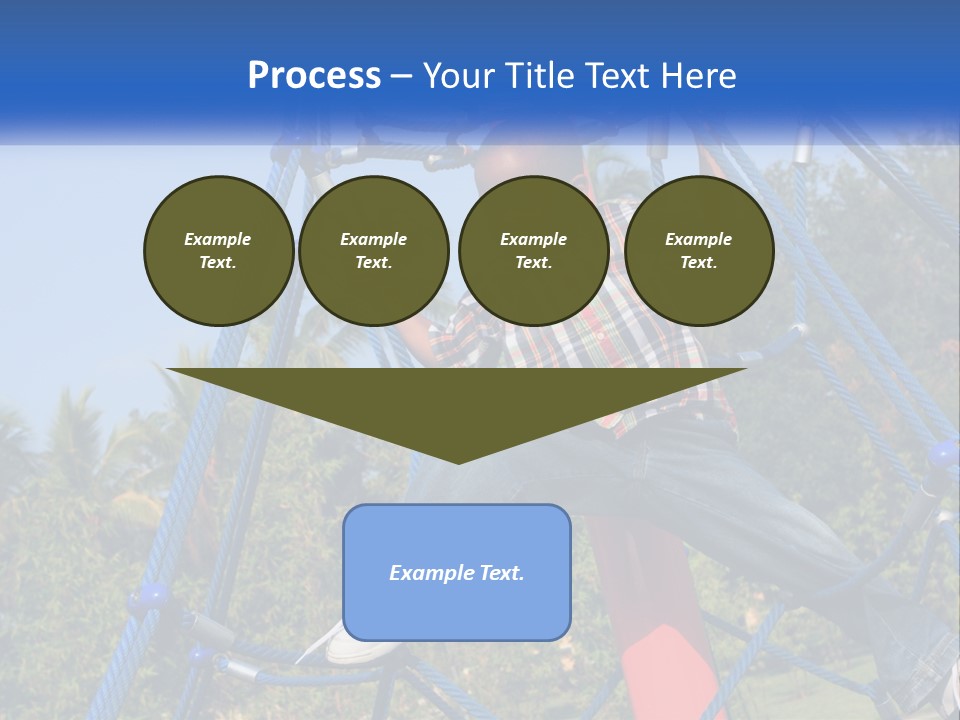 Black Child Handsome Black PowerPoint Template